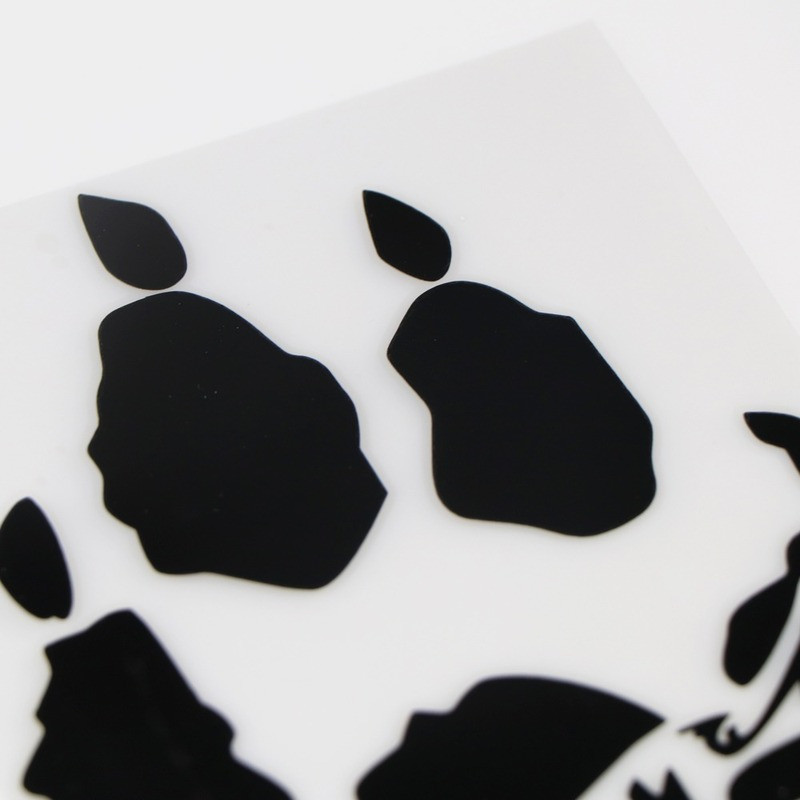 1 buc autocolant autocolante de vinil cu imprimare individuală a labei de lup 12X18,3 CM