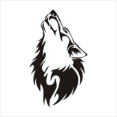 Autocolante Tancredy Autocolant lup urlat Autocolant pentru bara de protectie Autocolant pentru stilul masinii Decorare portiere masina Geam Vinil Decal rezistent la apa