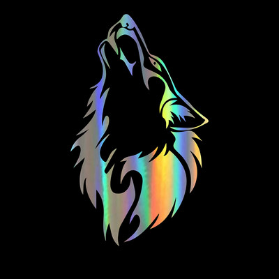 Autocolante Tancredy Autocolant lup urlat Autocolant pentru bara de protectie Autocolant pentru stilul masinii Decorare portiere masina Geam Vinil Decal rezistent la apa