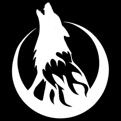 Autocolante și decalcomanii pentru mașini Luna și Lupul Autocolante pentru motociclete Accesorii Vinil Decorație pentru stiluri de mașină completă