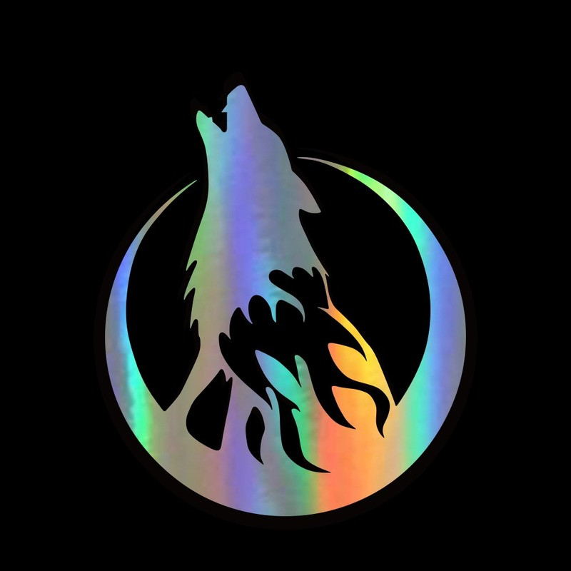 Autocolante și decalcomanii pentru mașini Luna și Lupul Autocolante pentru motociclete Accesorii Vinil Decorație pentru stiluri de mașină completă