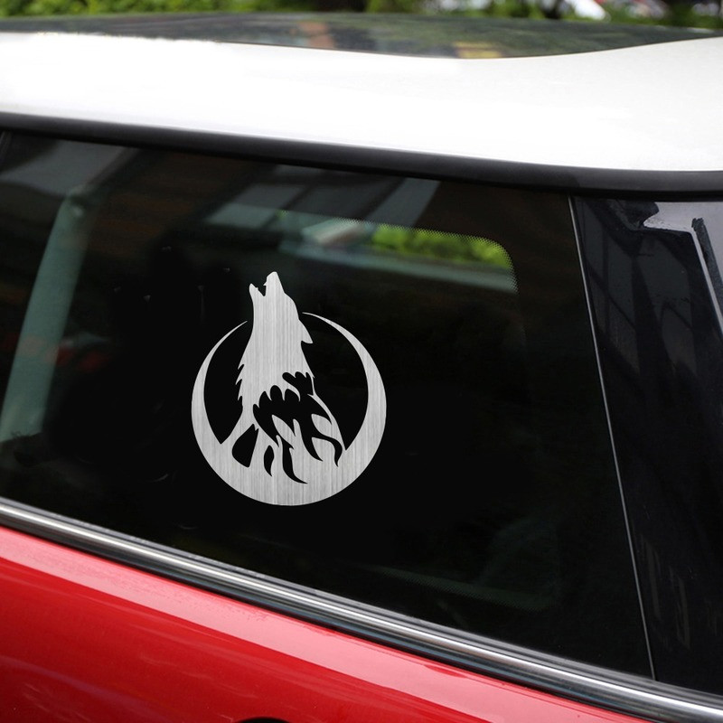 Autocolante și decalcomanii pentru mașini Luna și Lupul Autocolante pentru motociclete Accesorii Vinil Decorație pentru stiluri de mașină completă