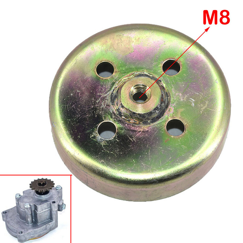 Siduritrummel käigukastile T8F 25H 6T 7T ketiratas, sobib 47cc 49cc taskuratas Minimoto Quad ATV roller Buggy Go kart