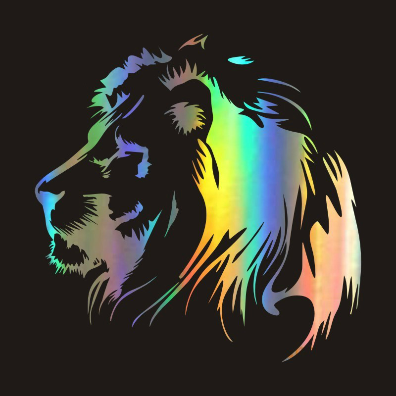 17cm*17cm autokleebis Meditatsioon Lõvi Autod Mootorrattad Aksessuaarid Peugeot Skoda vinüülautode stiilide kleebis