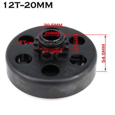 16 mm 19 mm 20 mm 25.4 mm Centrifugalna automatska spojka 10/11/12/13/14 zub za GO Kart Fun Karting Minibike motor 420/35# Lanac
