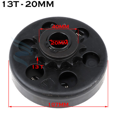 16/19/20/25,4 mm GO Kart Fun Centrifugal Automatic Clutch 3/4" 10/11/12/13/14/18T 420\350\428 Αλυσίδα για κινητήρα Minibike Karting