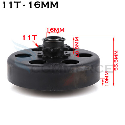 16/19/20/25,4 mm GO Kart Fun Centrifugal Automatic Clutch 3/4" 10/11/12/13/14/18T 420\350\428 Αλυσίδα για κινητήρα Minibike Karting