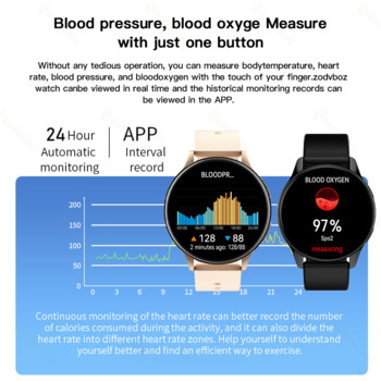 ZODVBOZ Νέα γυναικεία κλήση Bluetooth Έξυπνο ρολόι Έξυπνα ρολόγια παρακολούθησης καρδιακών παλμών Smartwatch IP67 Αδιάβροχα ανδρικά Smartwatch+Box