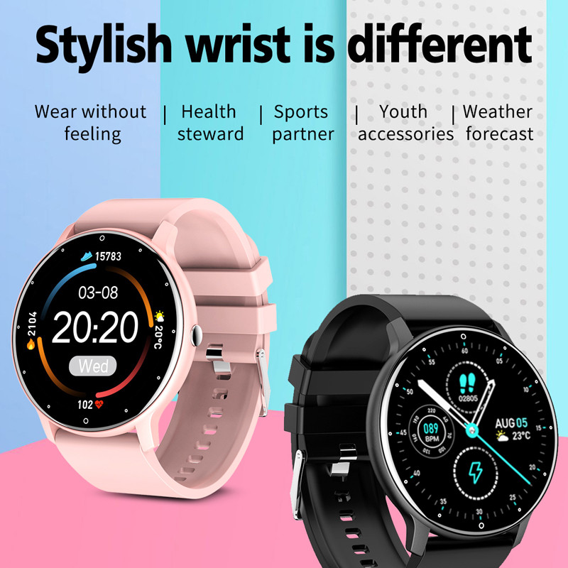 2023 ZL02 nou ceas inteligent femei bărbați doamnă cadou sport fitness smartwatch monitor ritm cardiac ceasuri impermeabile pentru IOS Android