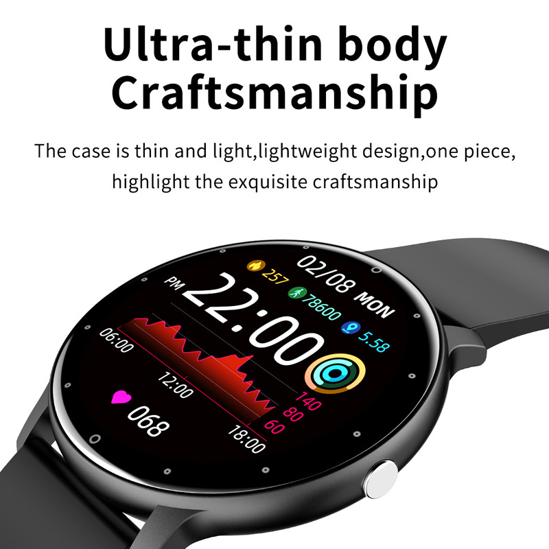 2023 ZL02 nou ceas inteligent femei bărbați doamnă cadou sport fitness smartwatch monitor ritm cardiac ceasuri impermeabile pentru IOS Android