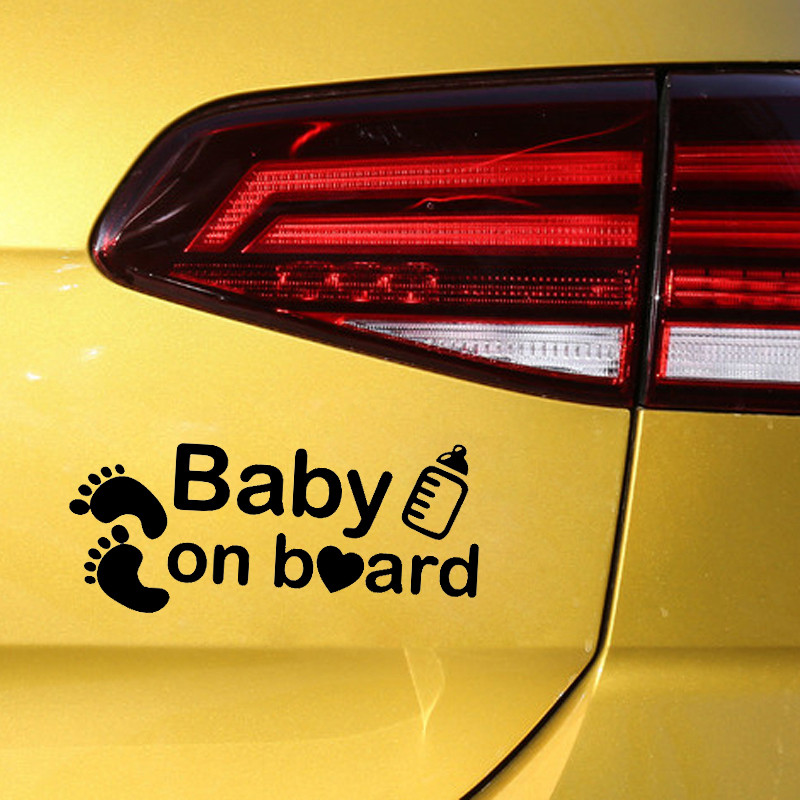 JuYouHui Eksterjero Priedai Lipdukai Asmenybė Kūdikis laive Pieno butelis Meilės pėdsakai Automobilio lipdukas Nešiojamasis kompiuteris KK Vinilo lipdukai