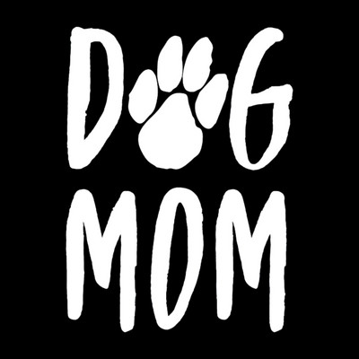 JuYouHui välistarvikud Kleebised Dog Mom Vinüülautokleebised Veekindlad autodekoratsioonid auto kere põrkeraua tagaakna sülearvutil