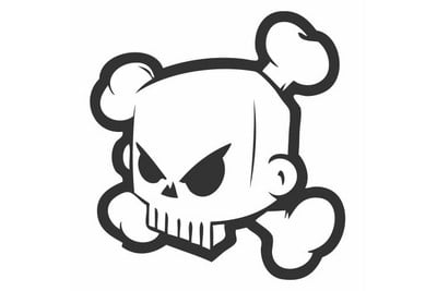 Ljutiti crtani lik Avatar Ken Block Lubanja Osobnost Naljepnice za automobil za naljepnicu za ukrašavanje karoserije