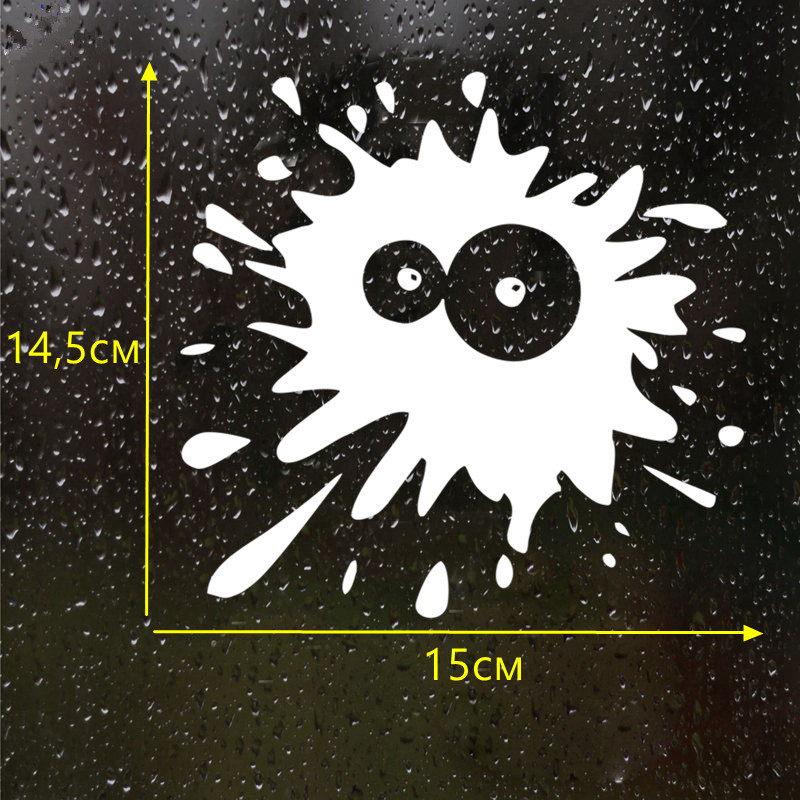 JuYouHui välistarvikute kleebis Huvitavad templi autokleebised ja kleebised Veekindel isikupärastatud kleebis PVC 15 cm