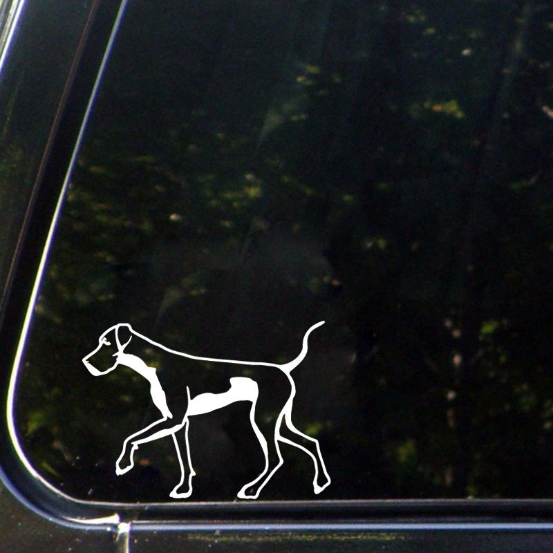 Huvitav Taani suur jalutav lemmikloomakoer autokleebiste tarvikud KK vinüül PVC 15cm*10cm mootorratta sülearvuti kleebis