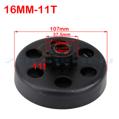 Αξεσουάρ μοτοσικλέτας Clutch Karting 10 \11\12\13\14\18Tooth 420\35\428 Chain For GO Kart Dirt Pit Bike Motor Touring Motocross