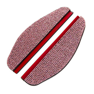 2TK auto tahavaatepeegli vihmakulmude visiir, süsinikkiust auto tagavaate külgmiselt lume päikesesirm vihmakate auto peegli tarvikud