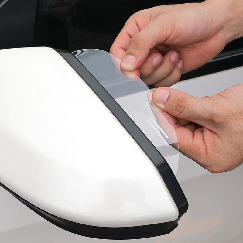 2 buc Oglindă retrovizoare transparentă pentru mașină Ploaie Sprâncene Scut de ploaie Capac universal pentru oglinda retrovizoare Ploioasă Accesorii pentru conducere în siguranță