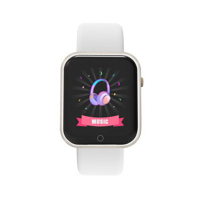 Smartwatch Sport Fitness Tracker Men Put Photo Sleep Fitness Message Reminder 1.44 Inch Dial Iwo