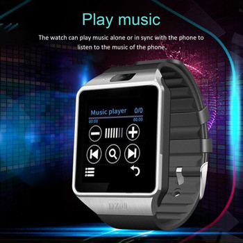 2023 Νέο Έξυπνο ρολόι με οθόνη αφής DZ09 με ρολόι καρπού κάμερας Κάρτα SIM Smartwatch για IOS τηλέφωνο Android Υποστήριξη πολλών γλωσσών