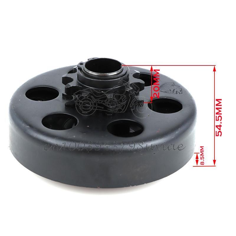 Ambreiaj centrifugal automat 19mm 20mm 10T 3/4" 10 dinți 420 lanț pentru piese de motor GO Kart Fun ATV Karting Minibike