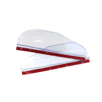 2 τμχ Καθρέφτης αυτοκινήτου Universal Rearview Rain Eyebrow Auto Car Rear View Side Rain Shield Snow Guard Sun Visor Shade Protector PVC