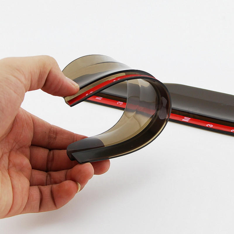 2 vnt Universalaus automobilio galinio vaizdo veidrodžio lietaus antakių automobilio automobilio galinio vaizdo šoninio lietaus skydo sniego apsauga nuo saulės skydelio gaubto apsauga PVC