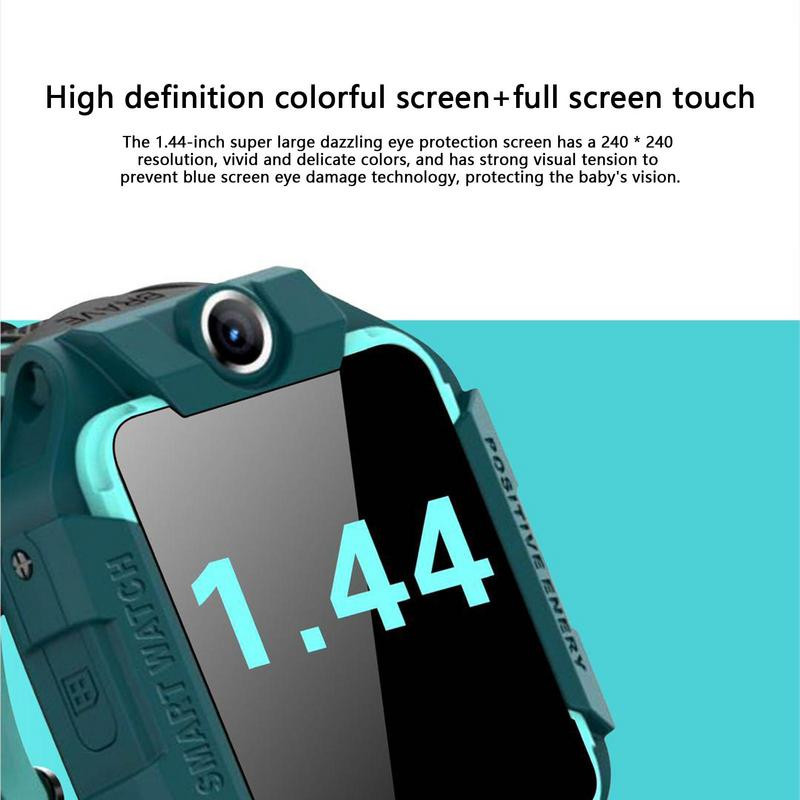 Vaikiškas išmanusis laikrodis, berniukų mergaičių skaitmeninis vandeniui atsparus išmanusis laikrodis, studentų laikrodžio telefono vietos vaizdo įrašas, skirtas studentams berniukams mergaitėms lauke