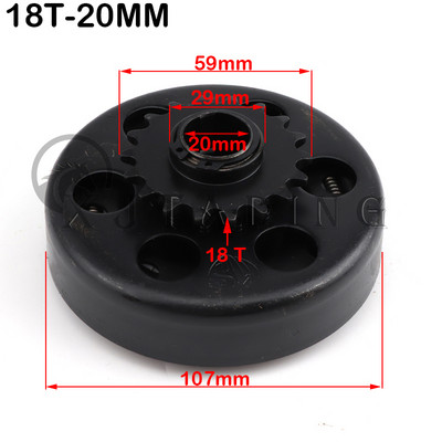 19 mm 20 mm 18T centrbēdzes automātiskais sajūgs