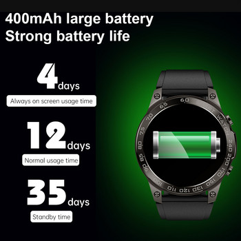 Έξυπνο ρολόι AMOLED ανδρικό 400 mAh GPS NFC Bluetooth Κλήση IP68 Αδιάβροχα αθλητικά ρολόγια γυμναστικής για γυναίκες IOS Τηλέφωνο Android 2023