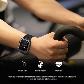 C20 Pro 2023 Нов военен смарт часовник за мъже IP68 Спорт на открито Фитнес тракер 24H Health Monitor Smartwatch за Android IOS