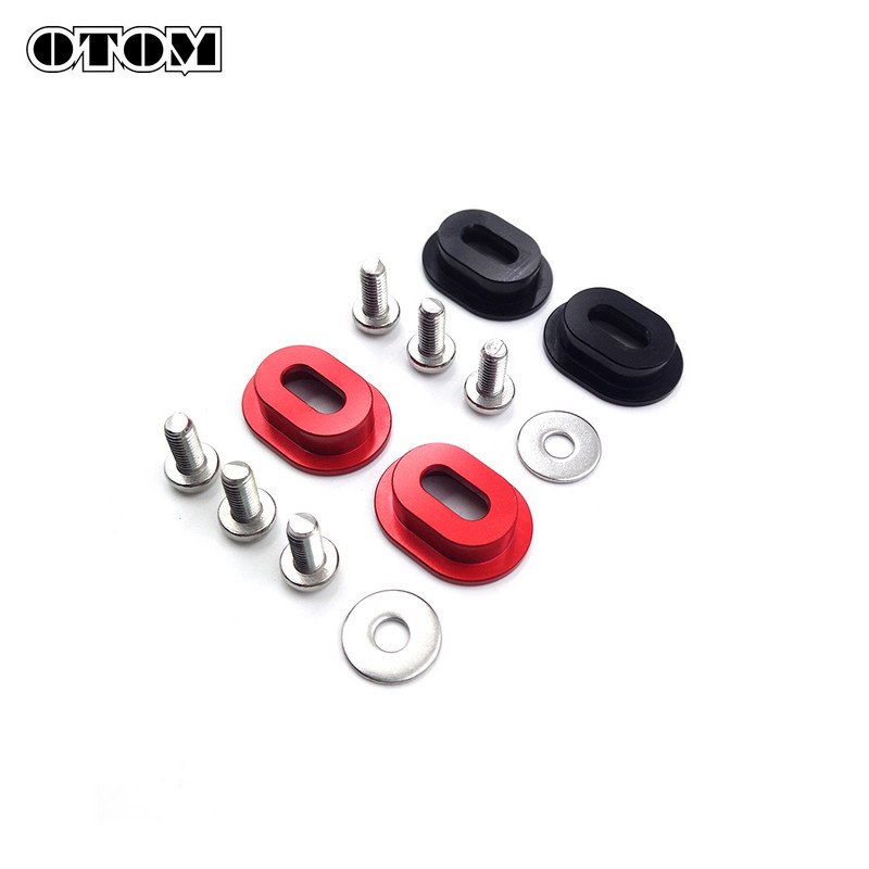 OTOM 2vnt motociklų grandinės slankiklių poveržlės, aliuminio CNC apdirbimo poveržlė, skirta HONDA CRF150R CRF250R CRF250X CRF450X CR125 CRM250