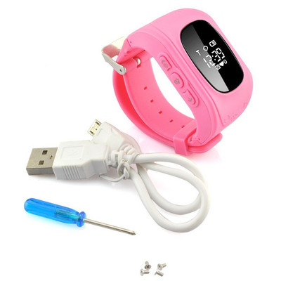 Anti Lost Q50 Kids Smart Watch Laste GPS Tracker SOS Monitor Positsioneerimine Telefon GPS Baby Watch IOS Android nutikellad