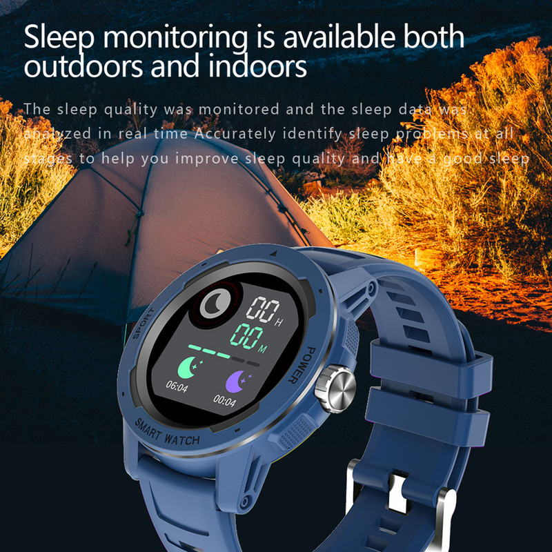 SmartWatch Sport HT6 veekindel välitreeningu režiimid naistele meestele mood Nutikell südame löögisageduse une jälgimine Android IOS-ile