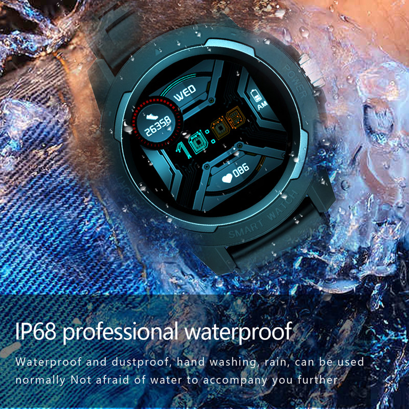 SmartWatch Sport HT6 veekindel välitreeningu režiimid naistele meestele mood Nutikell südame löögisageduse une jälgimine Android IOS-ile