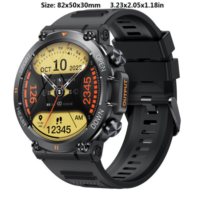K56PRO 400 mA meeste nutikell südame löögisageduse vererõhu monitor Bluetoothiga ühilduv 5.0 Call Fitness Tracker spordi nutikell