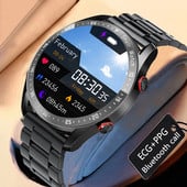 Bluetooth Call Smart Watch Men Weather Display Αδιάβροχο Sport Fitness Tracker Man Smartwatch από ανοξείδωτο χάλυβα για τηλέφωνο Huawei