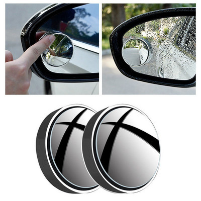 Инсталиране на вендуза за кола, огледало за заден ход, широкоъгълно огледало с кръгла рамка, спомагателно огледало за обратно виждане