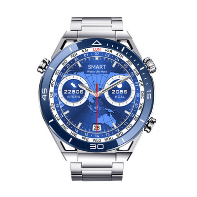 Смарт часовник DT Ultra Mate Men Business NFC Безжично зареждане BT Call Compass 1.5" HD екран Smartwatch Sport Tracker