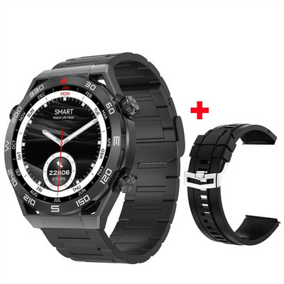 Ceas inteligent DT Ultra Mate Men Business NFC Încărcare fără fir BT Call Busolă Ecran HD de 1,5 inchi Smartwatch Sport Tracker