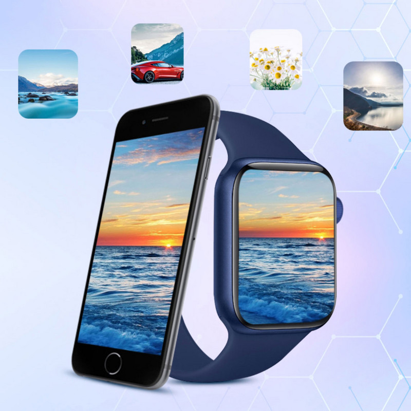 Nutikell Juhtmeta laadimine T700 Pro Max Fitness Käevõru 5.0 Bluetooth Kõne pulss Vererõhk meeste nutikell naistele