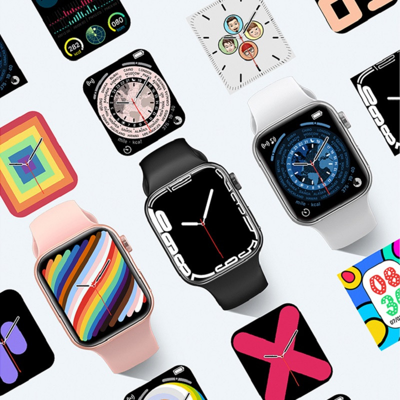 Nutikell Juhtmeta laadimine T700 Pro Max Fitness Käevõru 5.0 Bluetooth Kõne pulss Vererõhk meeste nutikell naistele