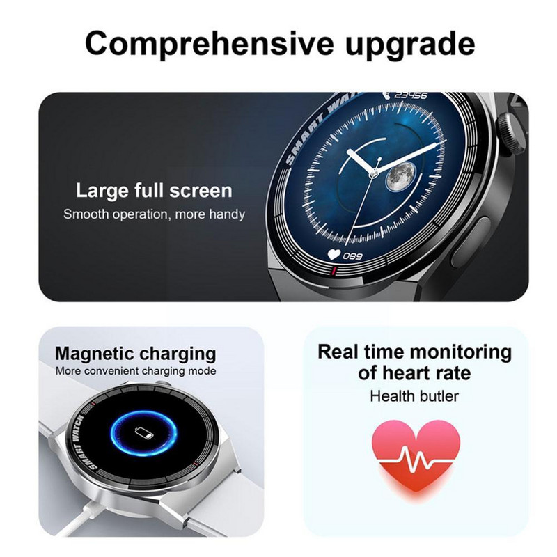 HW30 Smart Watch Bluetooth Call Men Smartwatch Full Screen Sports Fitness Βραχιόλι Δώρο για Android IOS Smart Watch X1W4