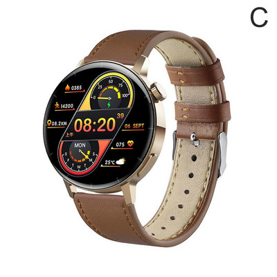 F22R nutikell silikageelist/nahast rihm Vere glükoosisisalduse temperatuuri jälgimine, veekindel spordikäevõru meestele naistele