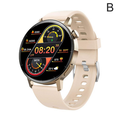 F22R nutikell silikageelist/nahast rihm Vere glükoosisisalduse temperatuuri jälgimine, veekindel spordikäevõru meestele naistele