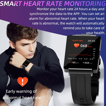 KS01 Смарт часовник NFC Контрол на достъпа Музика Мъже Жени Фитнес Сърдечен ритъм BP Кръвна глюкоза Телесна температура Смарт часовник