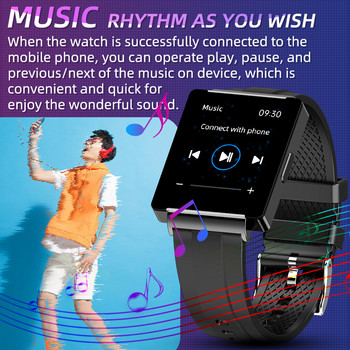 KS01 Смарт часовник NFC Контрол на достъпа Музика Мъже Жени Фитнес Сърдечен ритъм BP Кръвна глюкоза Телесна температура Смарт часовник