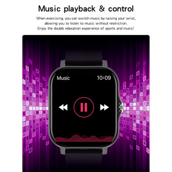 SYNOKE Smart Watch Ανδρικό τετράγωνο καντράν Λεπτά ηλεκτρονικά ρολόγια HD Bluetooth Call Αδιάβροχο αθλητικό ανδρικό ρολόι για Android