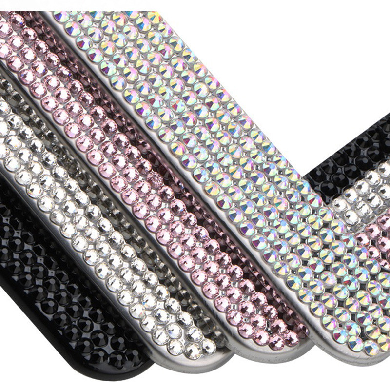 4 värvi USA mudeli numbrimärgi raam Bling Crystal naiste numbrimärgi raam Litsentsikaane hoidik Rhinestone auto juhiloa raam