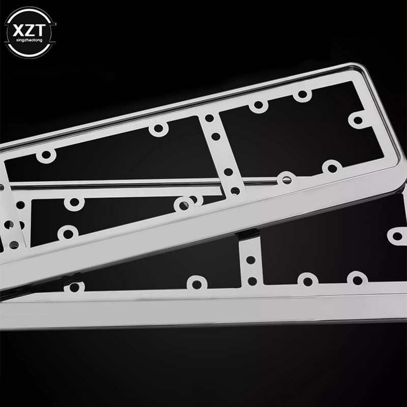 Auto numbrimärgi raam alumiiniumsulamist EU auto numbrimärgi raami numbrimärgi hoidik 2tk